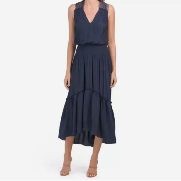 Ramy Brook Dresses & Skirts - NWT Ramy Brook Samantha Lace Midi Dress Navy